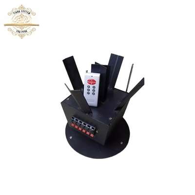 IP55 Rotating Fireworks Fountain Machine Wireless Sequential Remote Control 500m ระบบการยิงไฟฟ้า