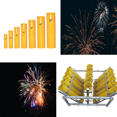 4 นิ้ว Fiberglass มอร์ตาร์ทุบสําหรับการยิงไฟร์เวอรี่แสดง