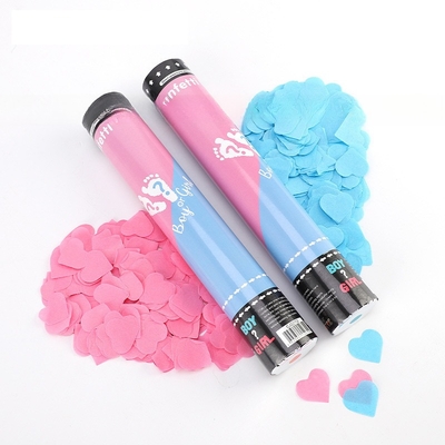 Stageli มือถืองานแต่ง confetti กองปืน Biodegradable เพศเปิดเผย Poppers