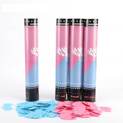 Stageli มือถืองานแต่ง confetti กองปืน Biodegradable เพศเปิดเผย Poppers