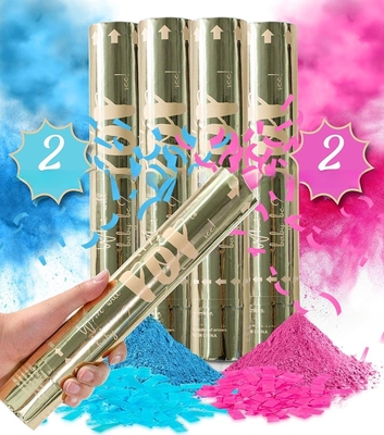 ปาร์ตี้สีชมพูเวลา Confetti Shooter บีโอเดรเกรดสําหรับงานแต่งวันเกิด