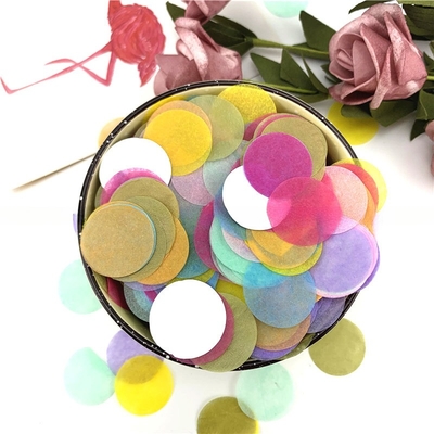 การตกแต่งงานแต่ง งานเลี้ยงวันเกิด กระดาษเงินวงกลม confetti หลายสี