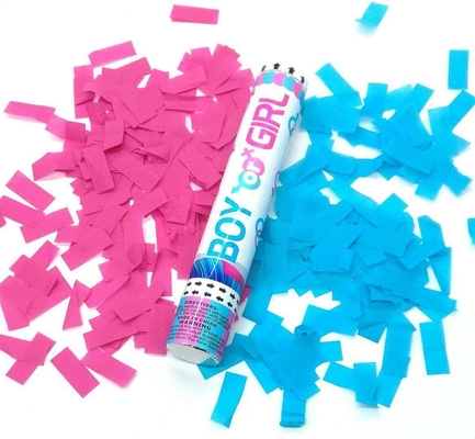 ราคาดีที่สุด เพศเปิดเผยการทําลายล้าง ป้องกันไฟ ปาร์ตี้ popper confetti ปืนเด็กชายหรือเด็กผู้หญิงวันเกิด