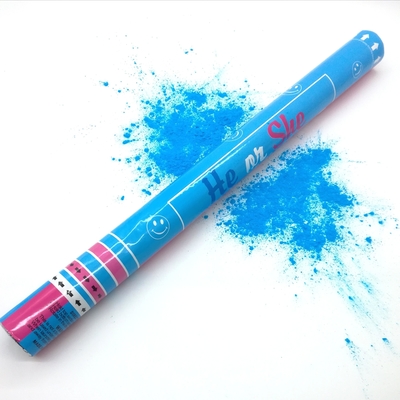 24 นิ้ว สีน้ําเงินชมพู เผยเพศ ปืนขี้ผง ปืนควันอากาศ