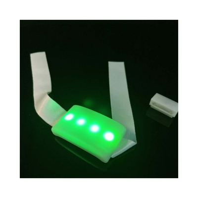 เครื่องควบคุมระยะไกลที่บุคคลสอดคล้อง ส่องแสง LED ไฟขึ้นบราสเล็ต NFC Rfid Custom โปรโมชั่น