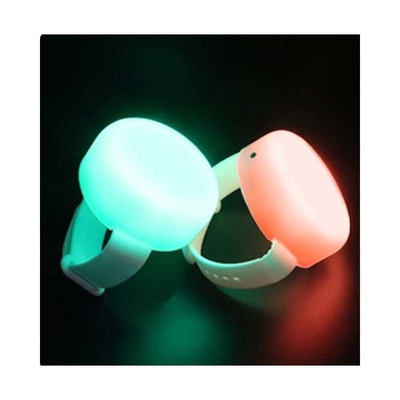 การปรับแต่ง Dmx การควบคุม LED แฟลช แขนข้อมือ สําหรับงานเลี้ยง Rave