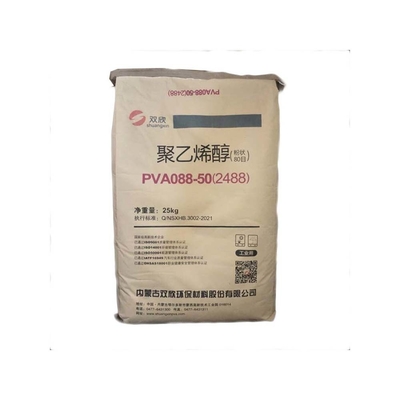PVA 2488a โพลีวินิลแอลกอฮอล์ PVA 2488 ขนาดผง PVA ผลิตในจีน SHUANGXIN 088-50