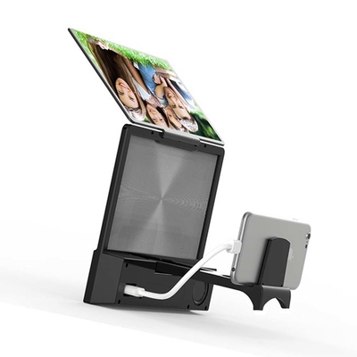 เครื่องเลื่อนจอโทรศัพท์ 3D พร้อมเครื่องเสียง Bluetooth โทรศัพท์มือถือ HD หนังขนาดใหญ่