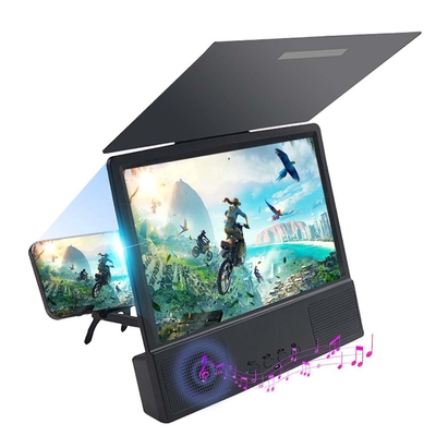 เครื่องเลื่อนจอโทรศัพท์ 3D พร้อมเครื่องเสียง Bluetooth โทรศัพท์มือถือ HD หนังขนาดใหญ่