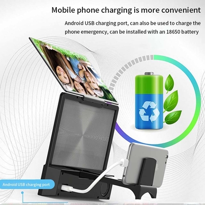 เครื่องเลื่อนจอโทรศัพท์ 3D พร้อมเครื่องเสียง Bluetooth โทรศัพท์มือถือ HD หนังขนาดใหญ่