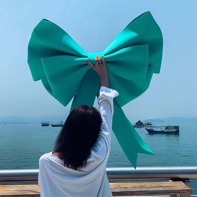 เครื่องประดับบ้าน ทําด้วยมือ สายบานบานบานใหญ่ Eva Foam Bowknot สําหรับการตกแต่งปาร์ตี้