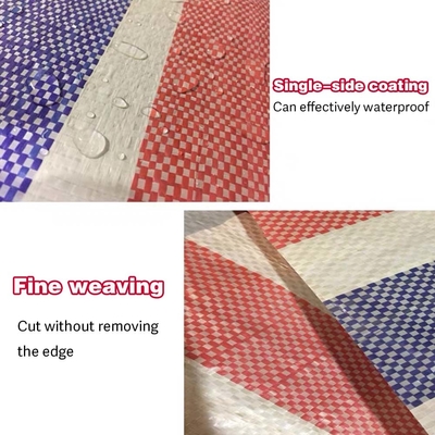 กันน้ํา ปรับแต่งน้ําหนัก Laminated PE ผนัง ผนังพลาสติก ผ้าแผ่นสําหรับปิดรถบรรทุกกลางแจ้ง