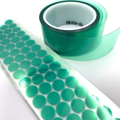 เทป PET สีเขียวกระจ่างสูง ความเหนียวอ่อนสําหรับการประมวลผลแบบฉีดกันความร้อน