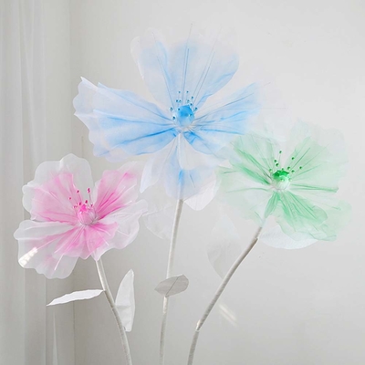 สวยงามก้อนผงยักษ์ Peony งานแต่งงานดอกไม้ Runner ด้วยไฟฟ้าประกอบเหล็กและสไตล์ฟิตที่ทันสมัย