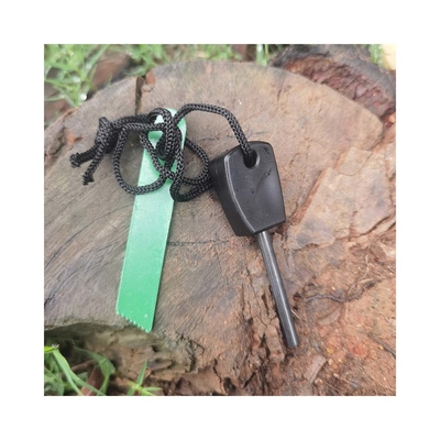 พกพา Mini Emergency พรีเมียม Survival แม็กนีเซียม Fire Starter กับ Scraper