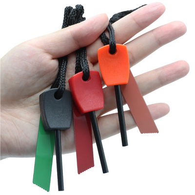 พกพา Mini Emergency พรีเมียม Survival แม็กนีเซียม Fire Starter กับ Scraper