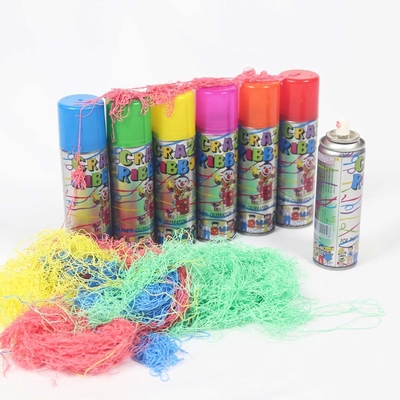 2024 Hot Sell Silly String Spray ปาร์ตี้ สตริงสเปรย์สําหรับงานแต่ง