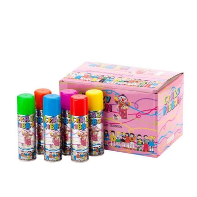 2024 Hot Sell Silly String Spray ปาร์ตี้ สตริงสเปรย์สําหรับงานแต่ง