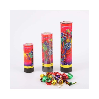ขายปลีก คอนเฟตติแต่งงาน Popper สีสันคอนเฟตติปืนสําหรับงานปาร์ตี้งานเทศกาลตกแต่ง
