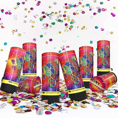 ขายปลีก คอนเฟตติแต่งงาน Popper สีสันคอนเฟตติปืนสําหรับงานปาร์ตี้งานเทศกาลตกแต่ง
